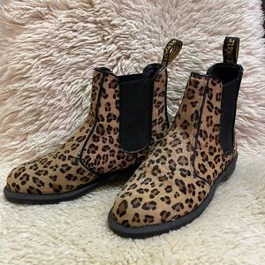 Doc marten cheetah cheese boots